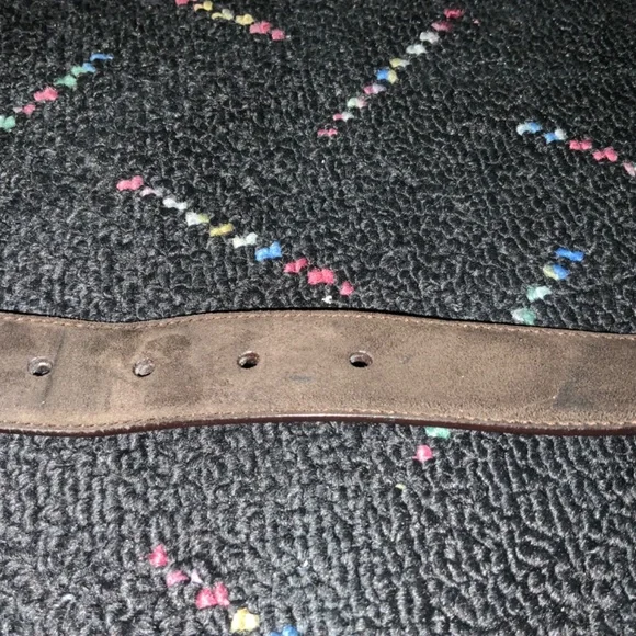 Salvatore Ferragamo unisex brown suede belt - Picture 5 of 8